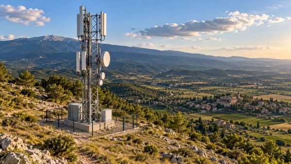 Comparatif des antennes mobiles 3G, 4G et 5G en France